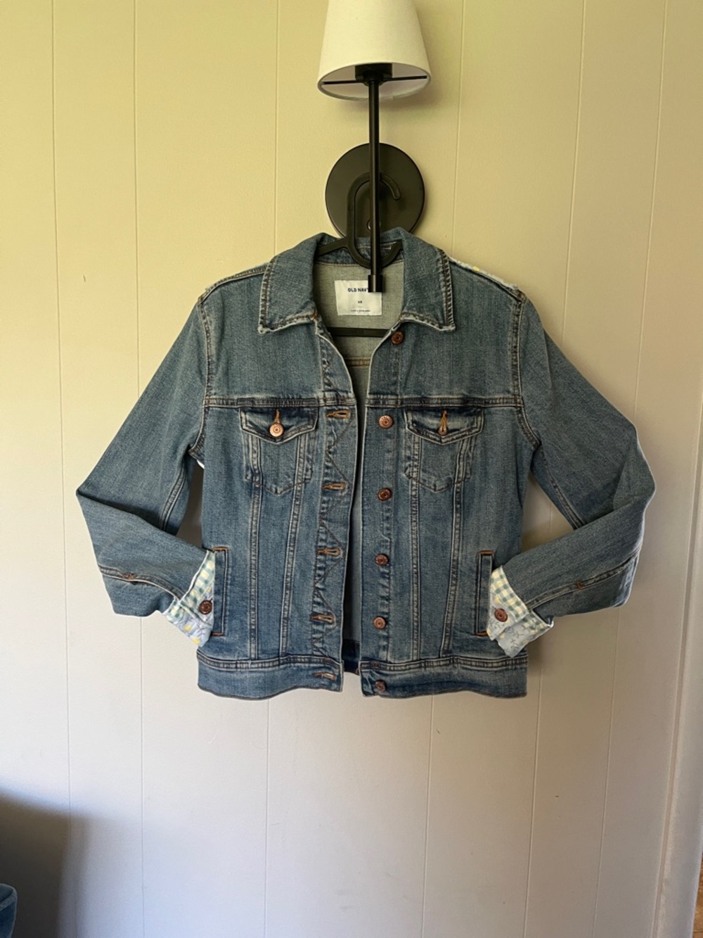 Old Navy Light Blue Distressed Denim Jacket